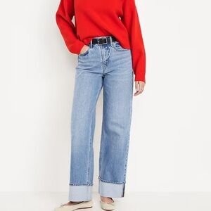 Old Navy Light Blue Wide Leg Jeans